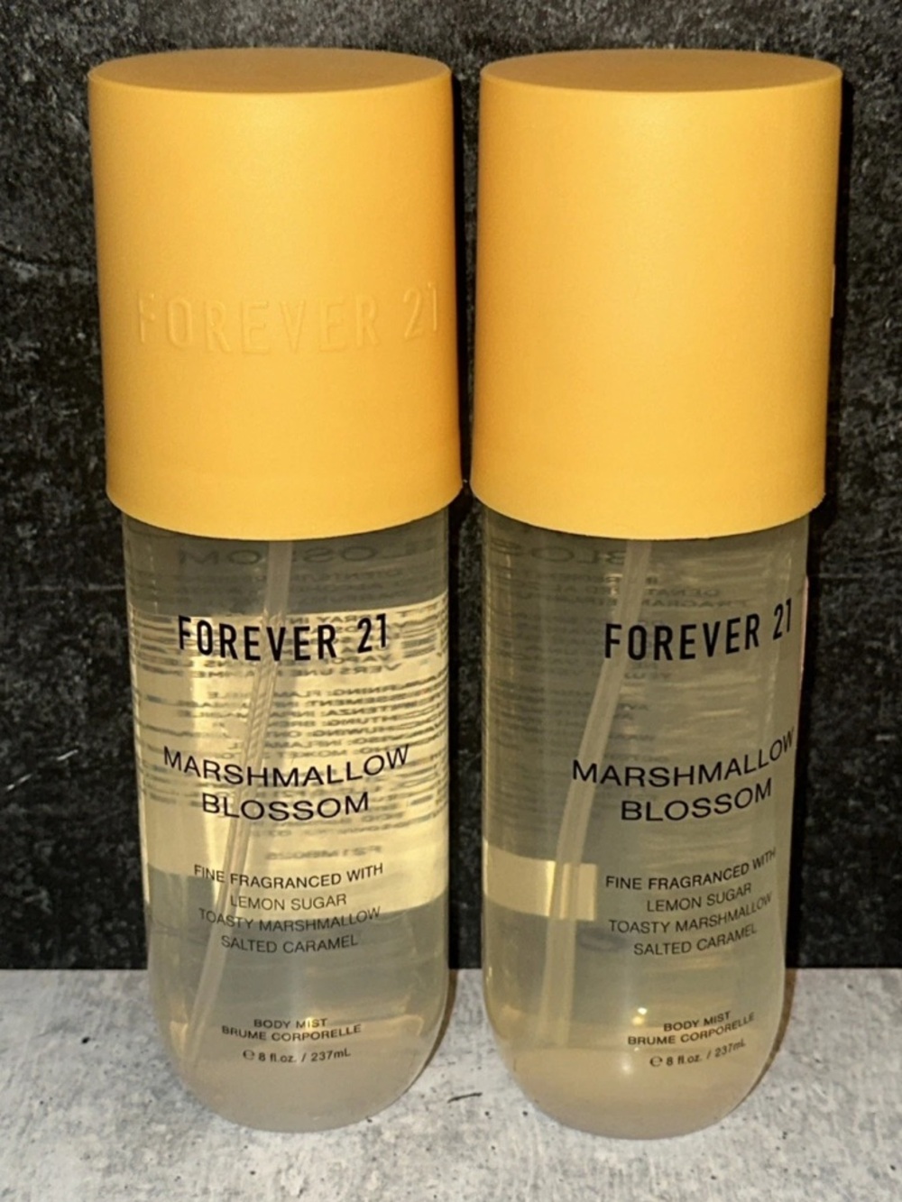 2 Lot Forever 21 Marshmallow Blossom Body Mist Spray,  8 oz New/Retired